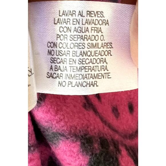 Hello Kitty Onesie Pajamas PJS Sleepwear Women Large Pink Comfy Cozy Loungewear - Picture 15 of 16